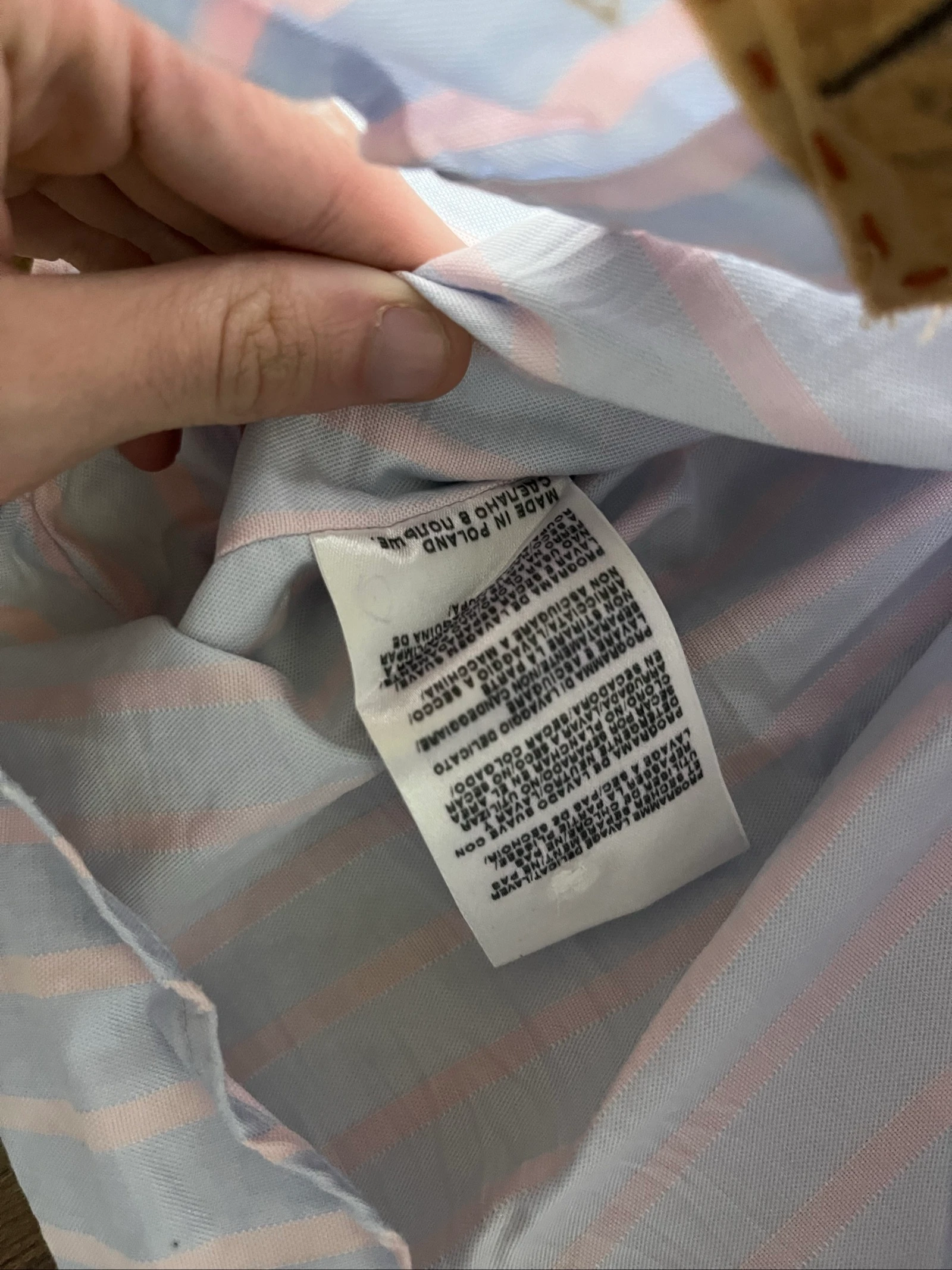 Camisa de algodão fino com corte slim mangas longas - Hugo Boss - tamanho L - bom estado – photo 9